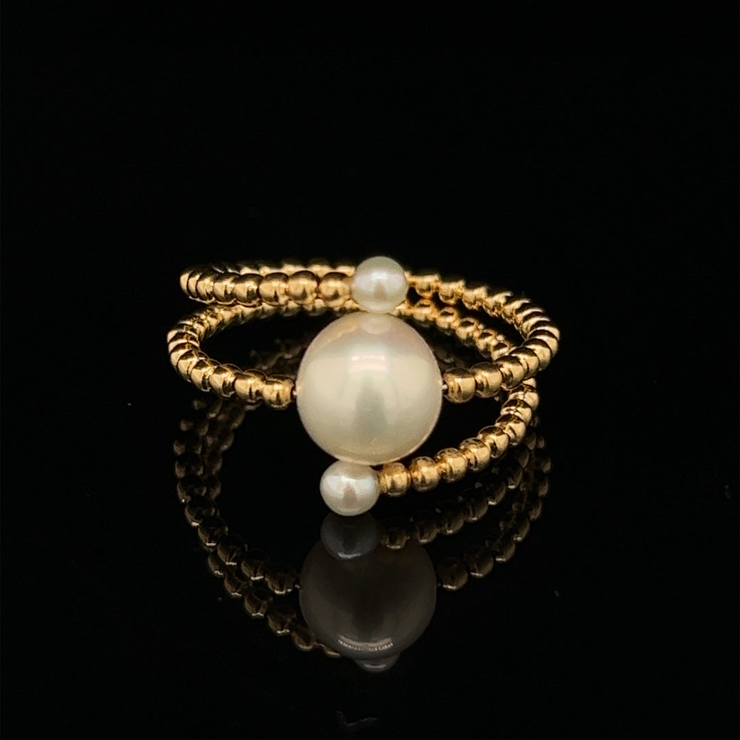 18k Freshwater Pearl Ring