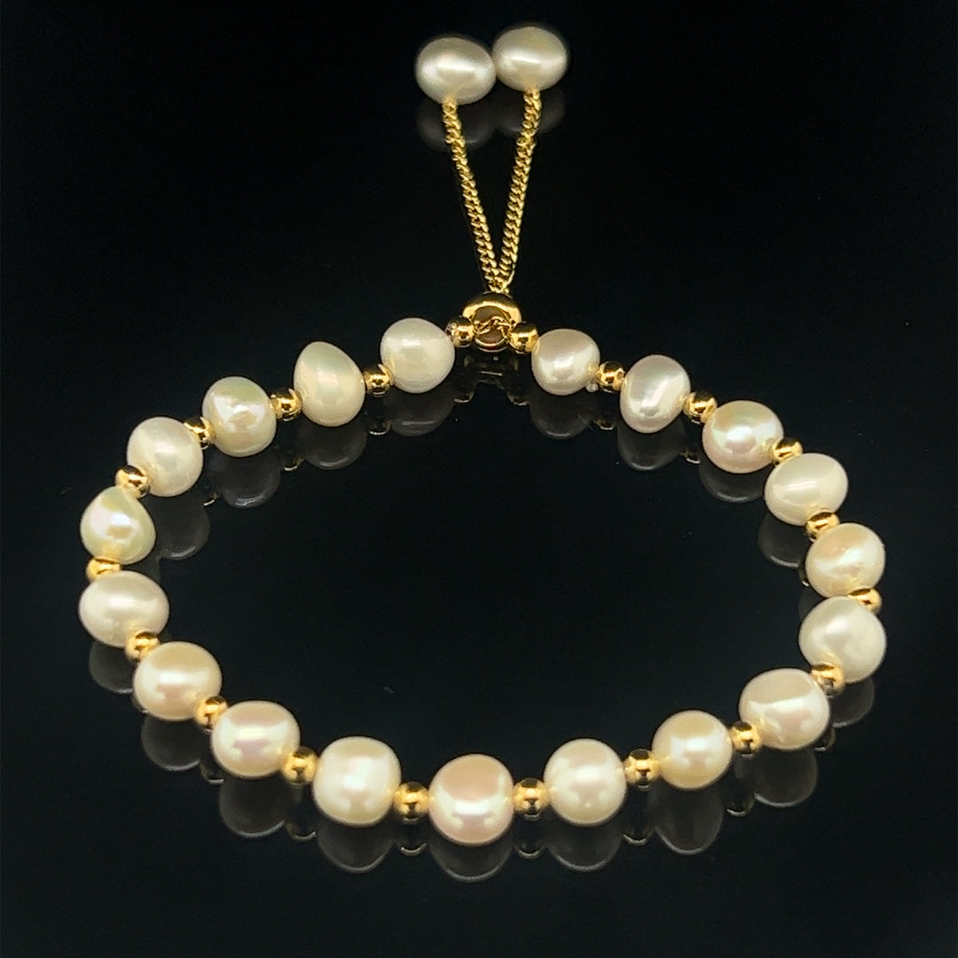 Adjustable Freshwater Pearl Bracelet