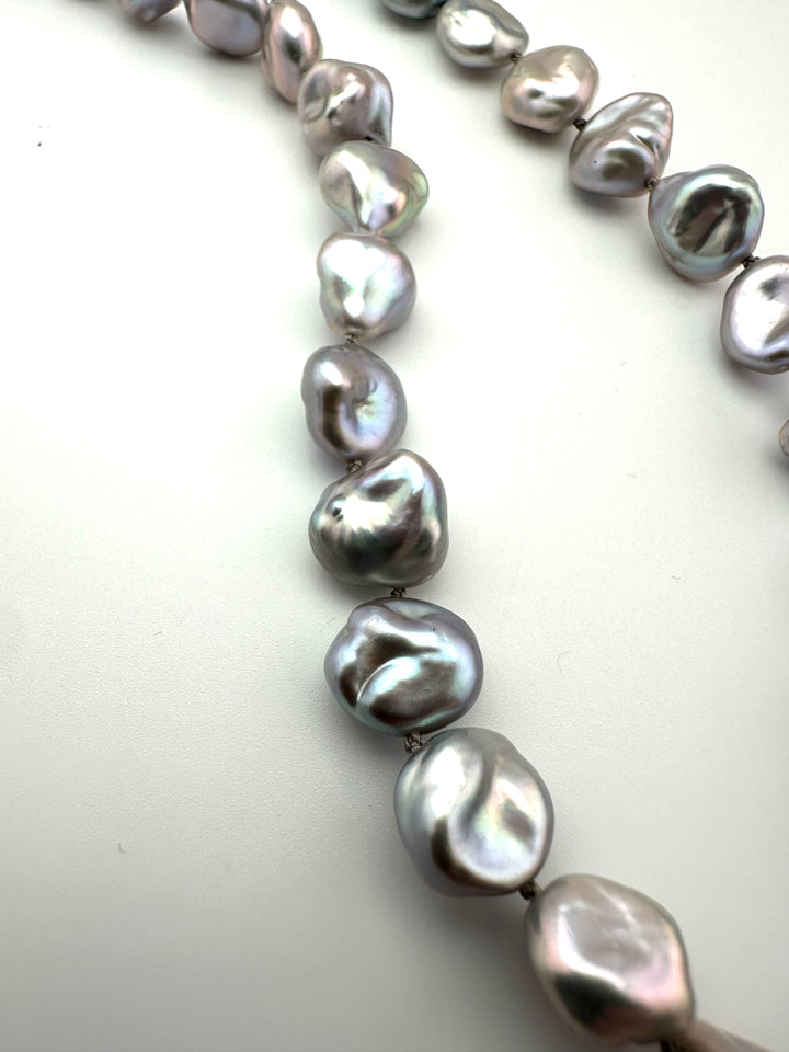 Freshwater Grey Pearl Necklace
