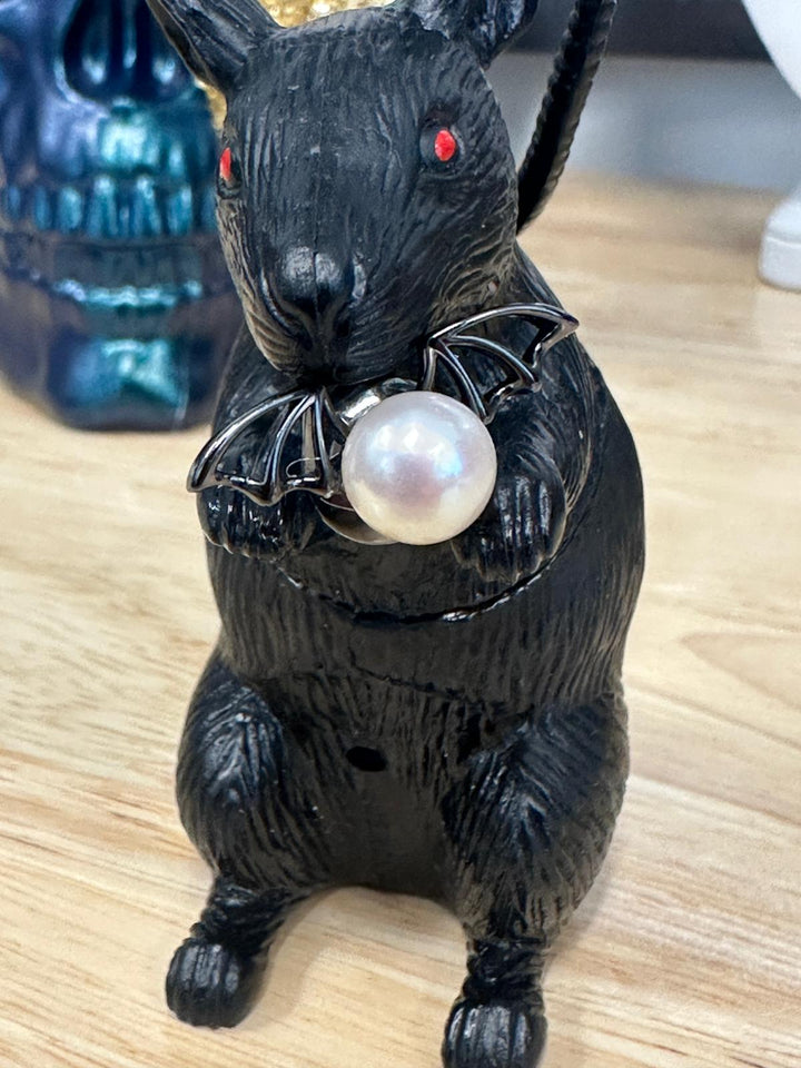 Bat Pearl Pin