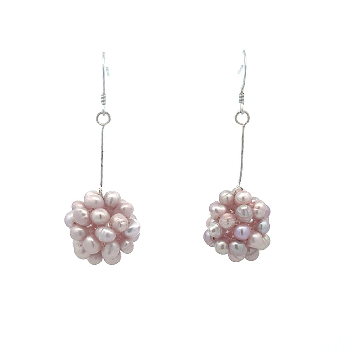 Sterling Freshwater Pearl Drop Earrings