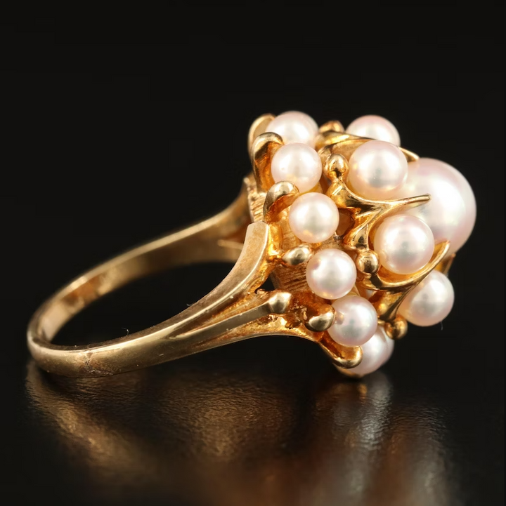 14k Mikimoto Pearl Ring