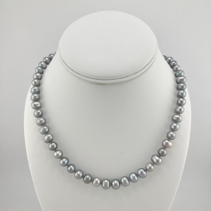 Grey Freshwater Pearl Necklace