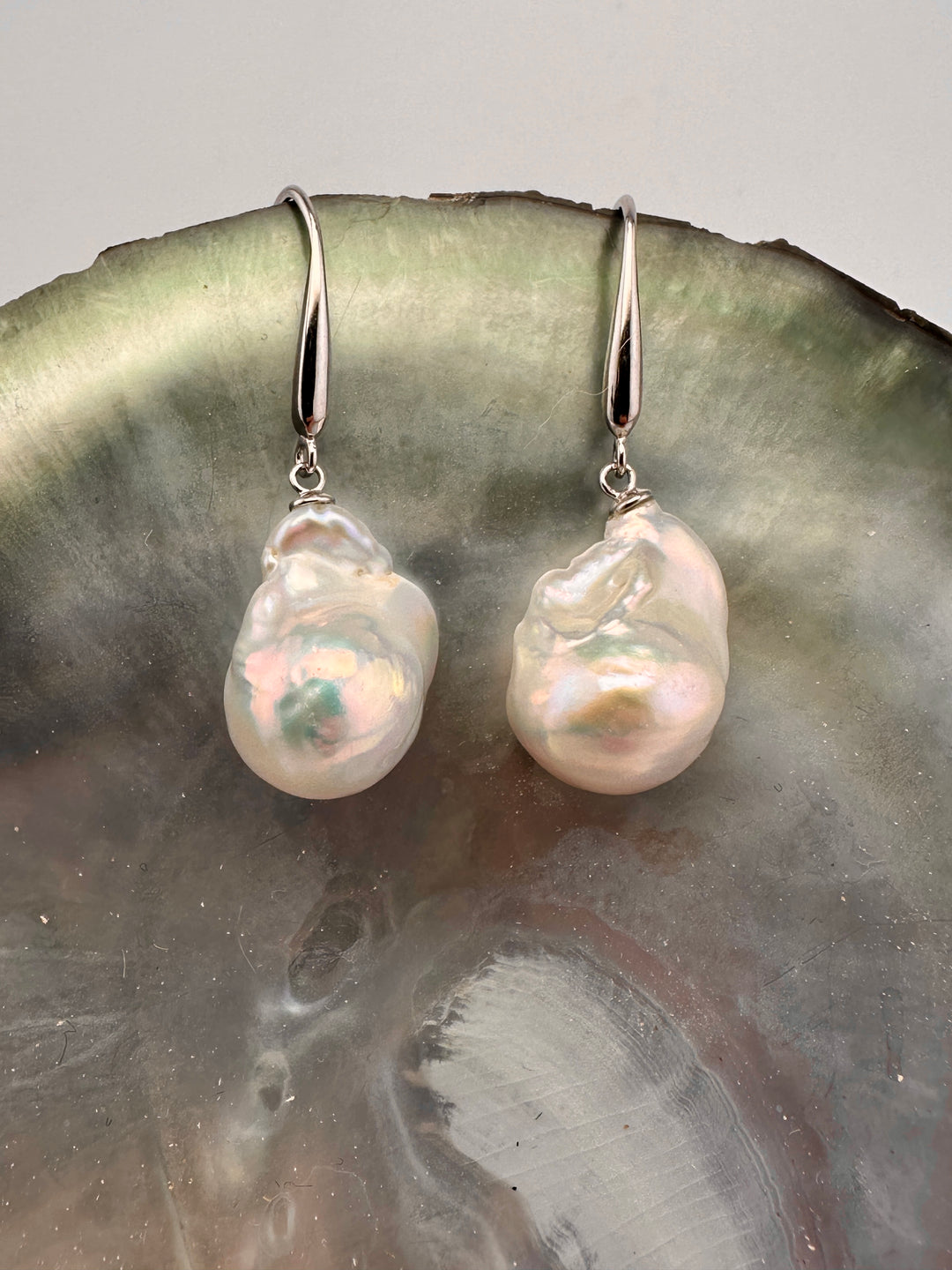 Fireball Freshwater Pearl Earrings