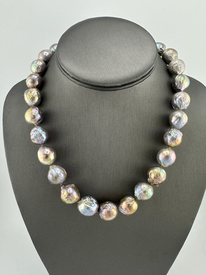 Large Colorful Freshwater Pearl Necklace