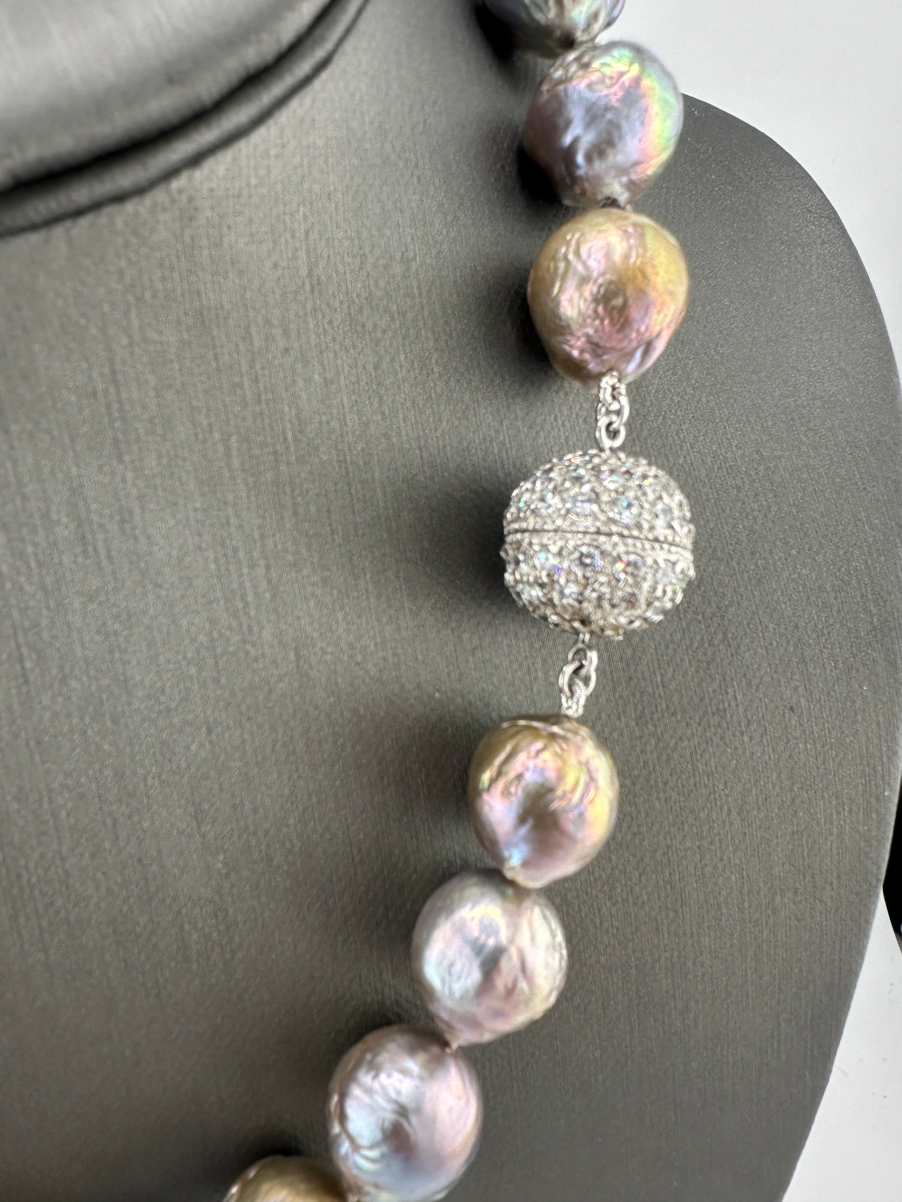 Large Colorful Freshwater Pearl Necklace – Matt Harris Designs