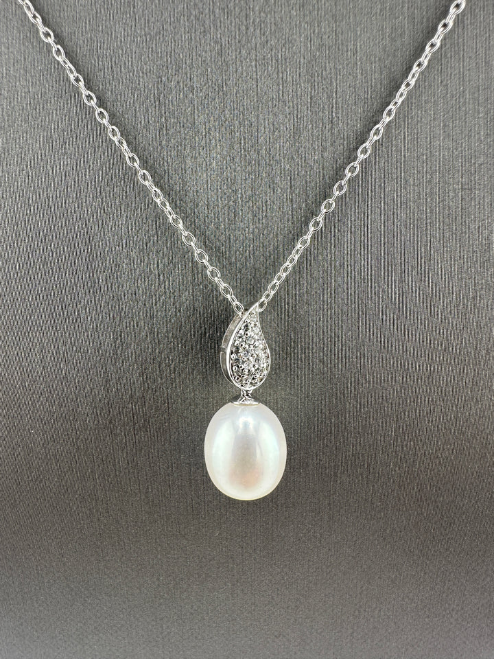 Freshwater Pearl Necklace Sterling Silver