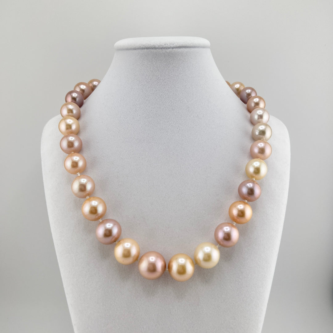 14k Edison Pearl Necklace 13-15mm