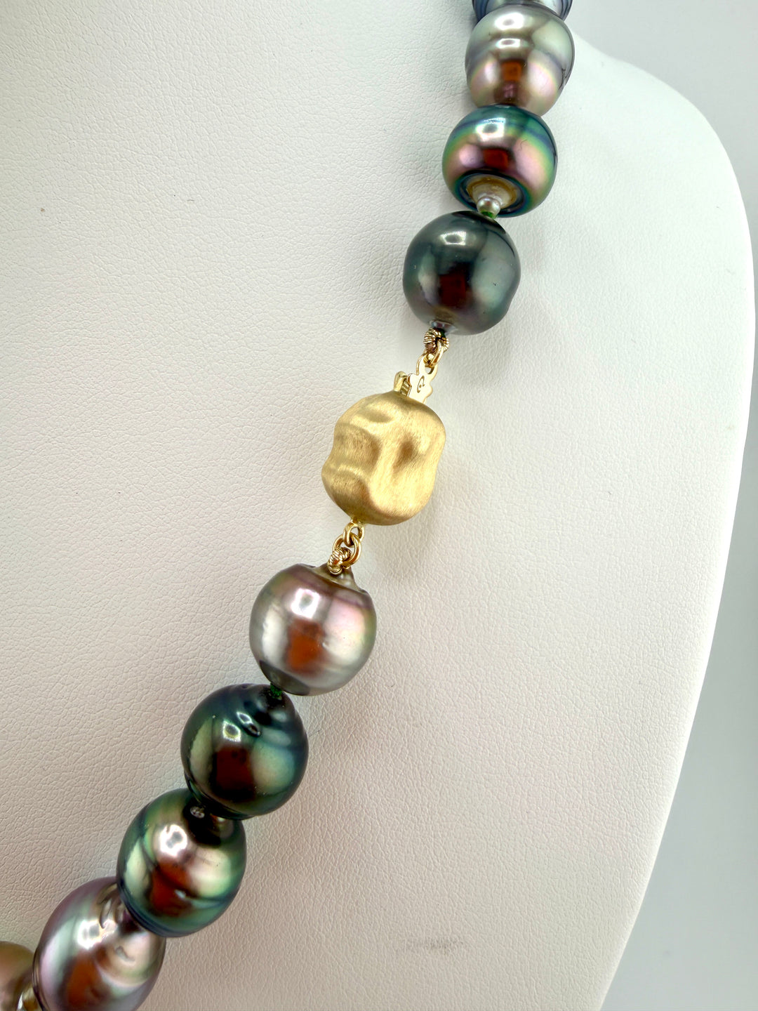 Large Baroque Tahitian Pearl Necklace
