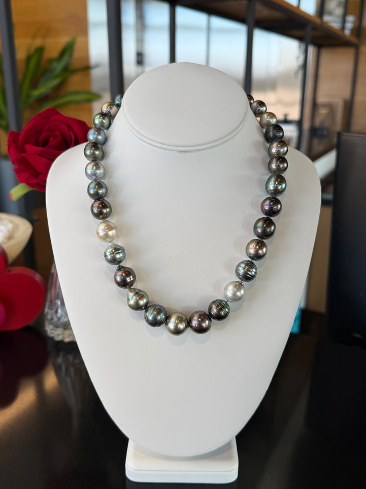 Large Baroque Tahitian Pearl Necklace