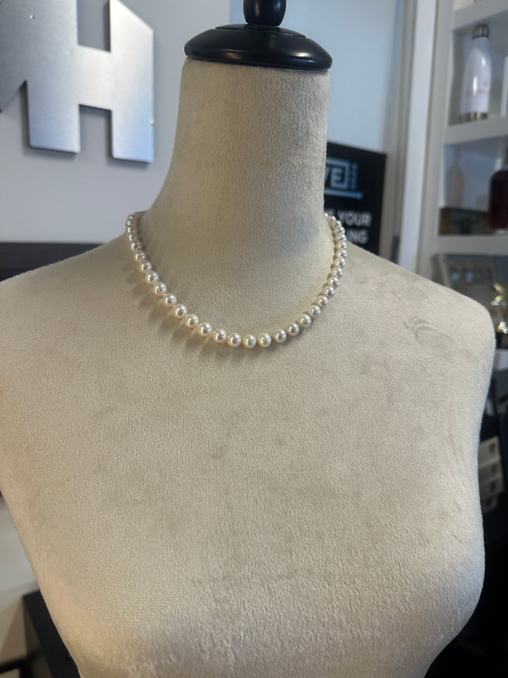 18" freshwater "Edison" pearl necklace