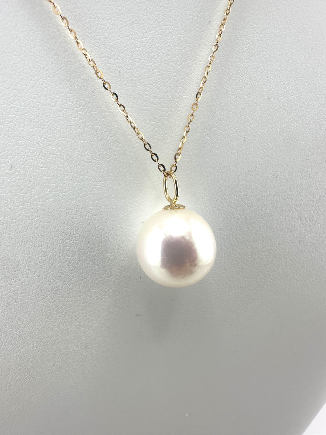Large Adjustable Single "Edison" Pearl Pendant / Necklace