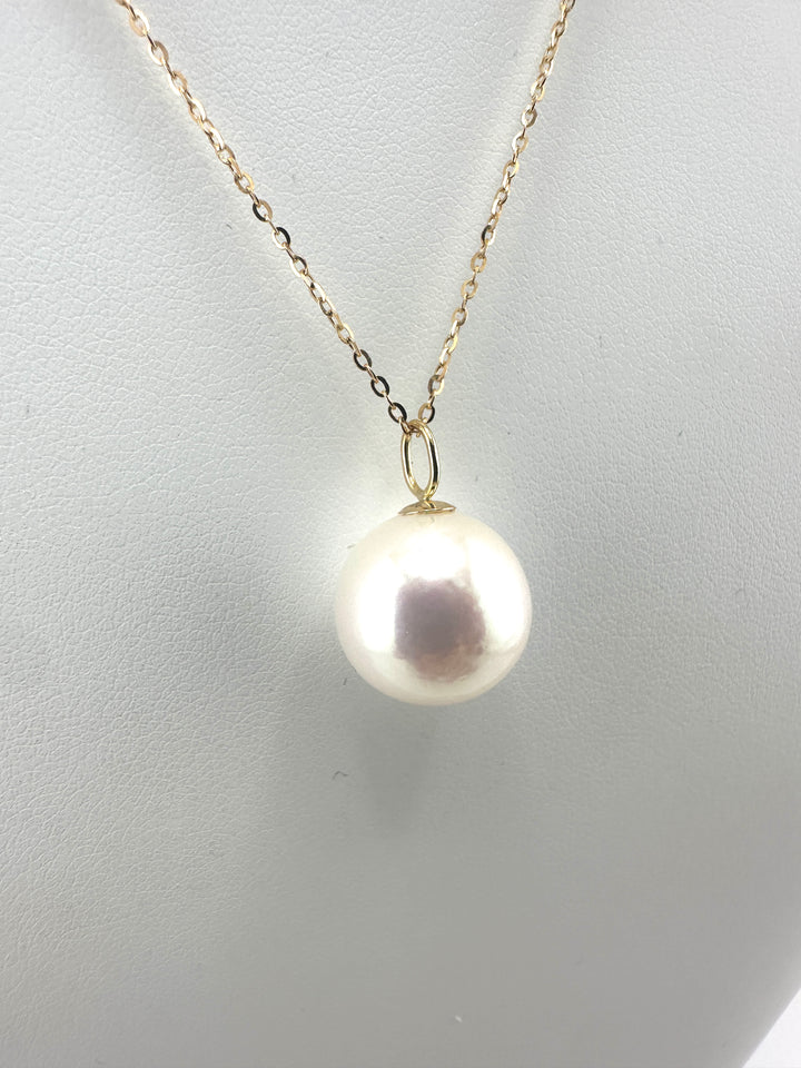 Large Adjustable Single "Edison" Pearl Pendant / Necklace