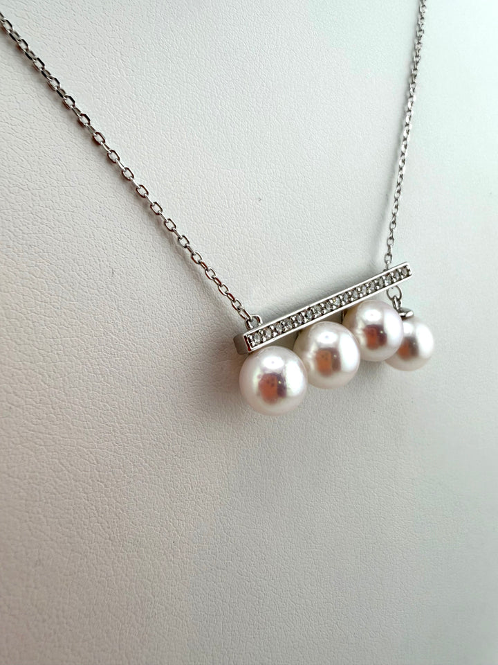 Unique Akoya Pearl Pendant Necklace