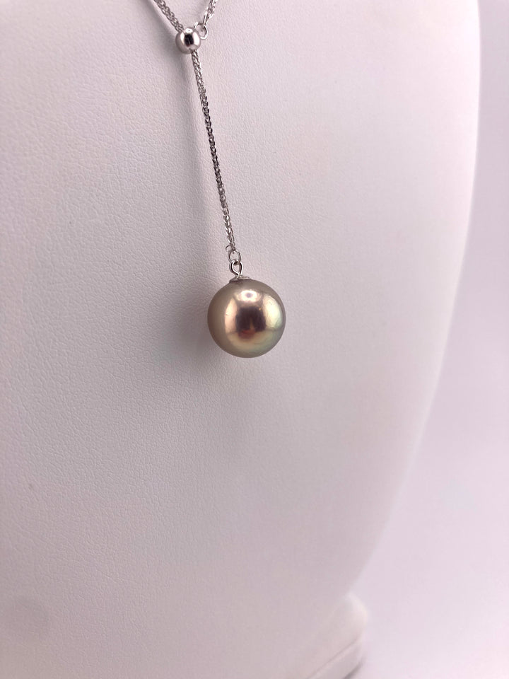 Copper Color "Edison" Pearl Necklace