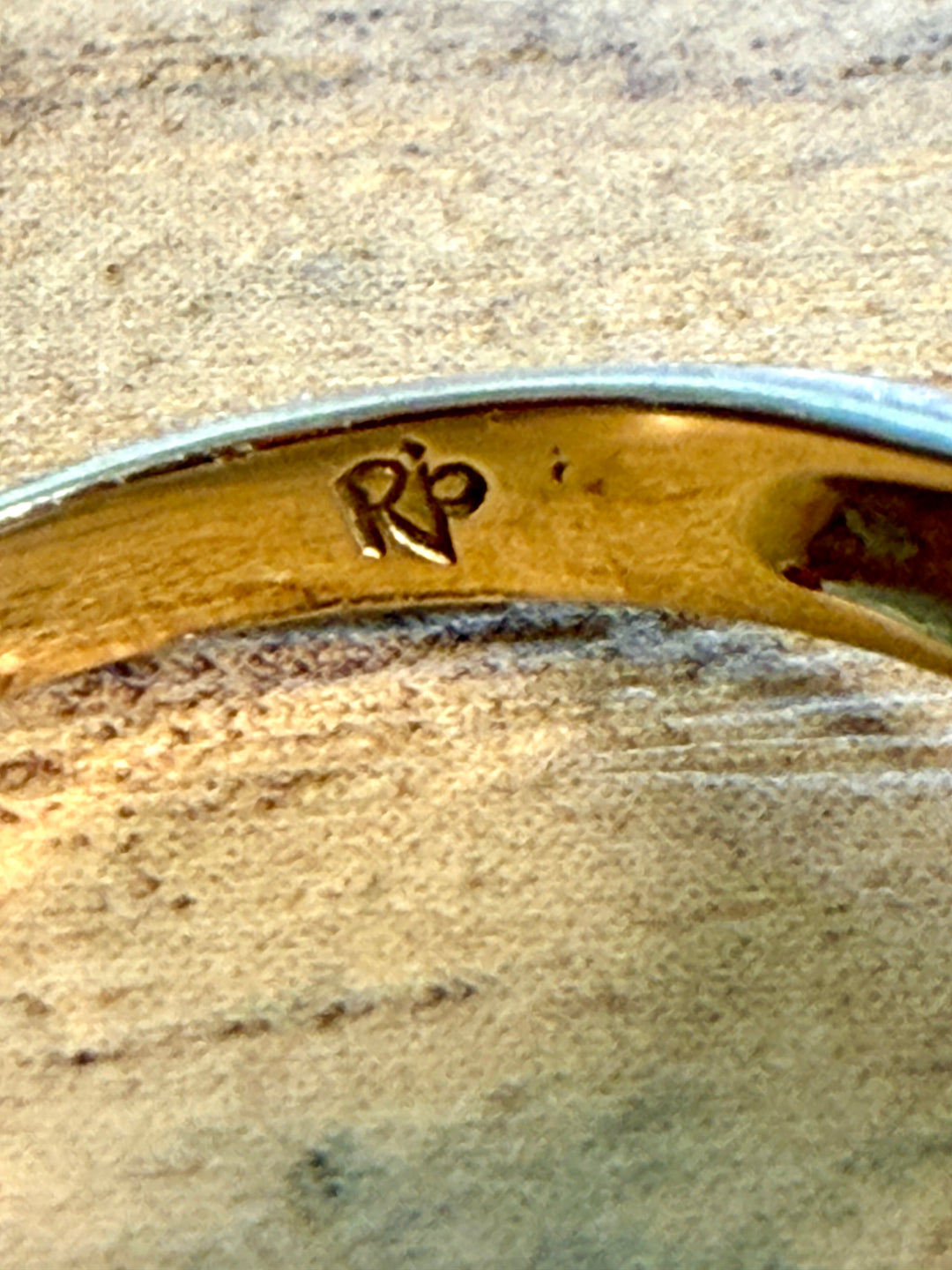 14K Yellow Gold Akoya Pearl Bypass Ring