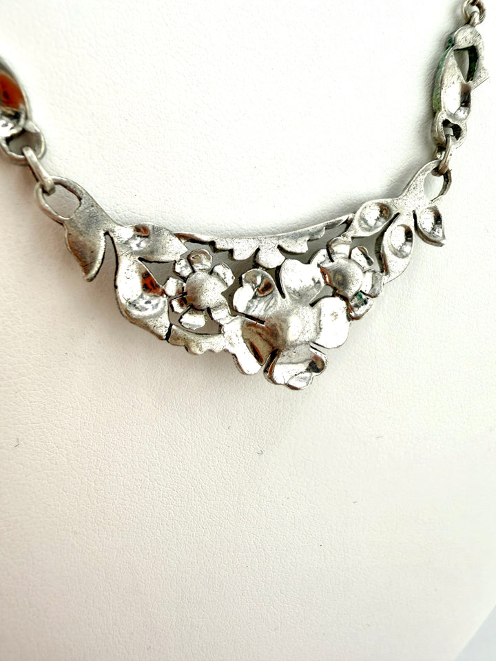 Antique Pearl,  935 Silver Necklace H.A.K. Circa 1925