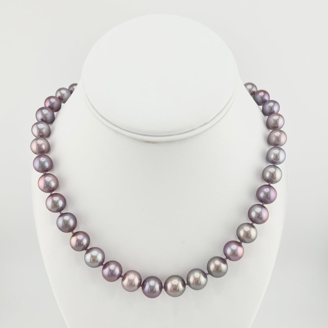 Natural Purple Edison Pearl Necklace