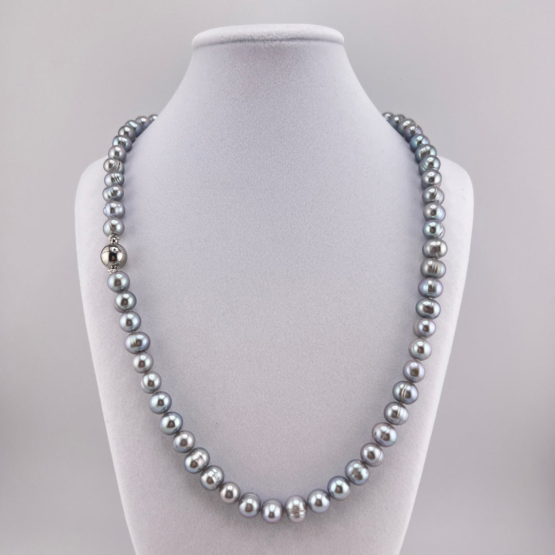 Grey Freshwater Pearl Necklace