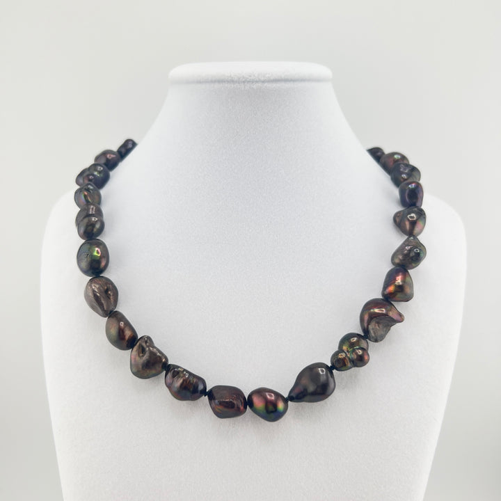 Chocolate Brown Freshwater Pearl Necklace