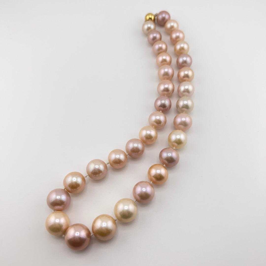 14k Edison Pearl Necklace 13-15mm