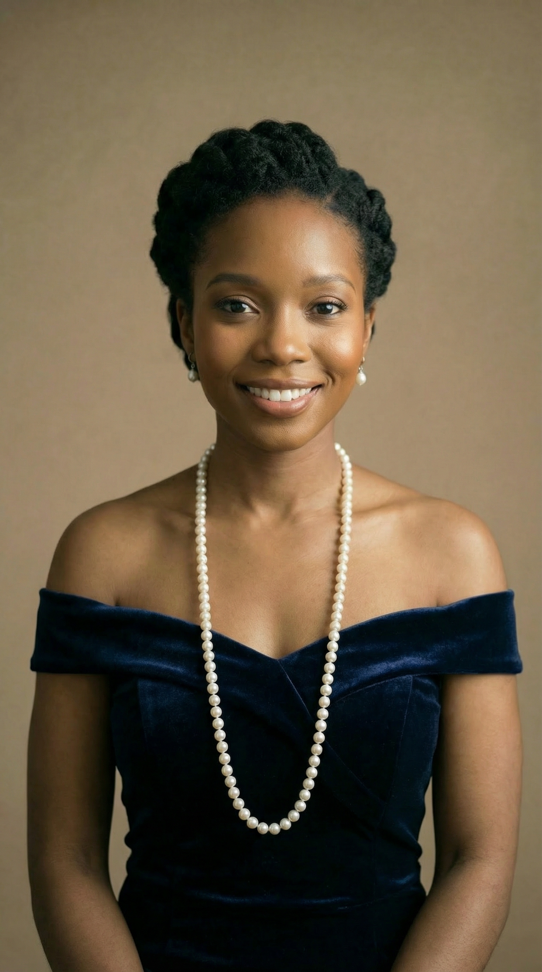 Long freshwater pearl necklace