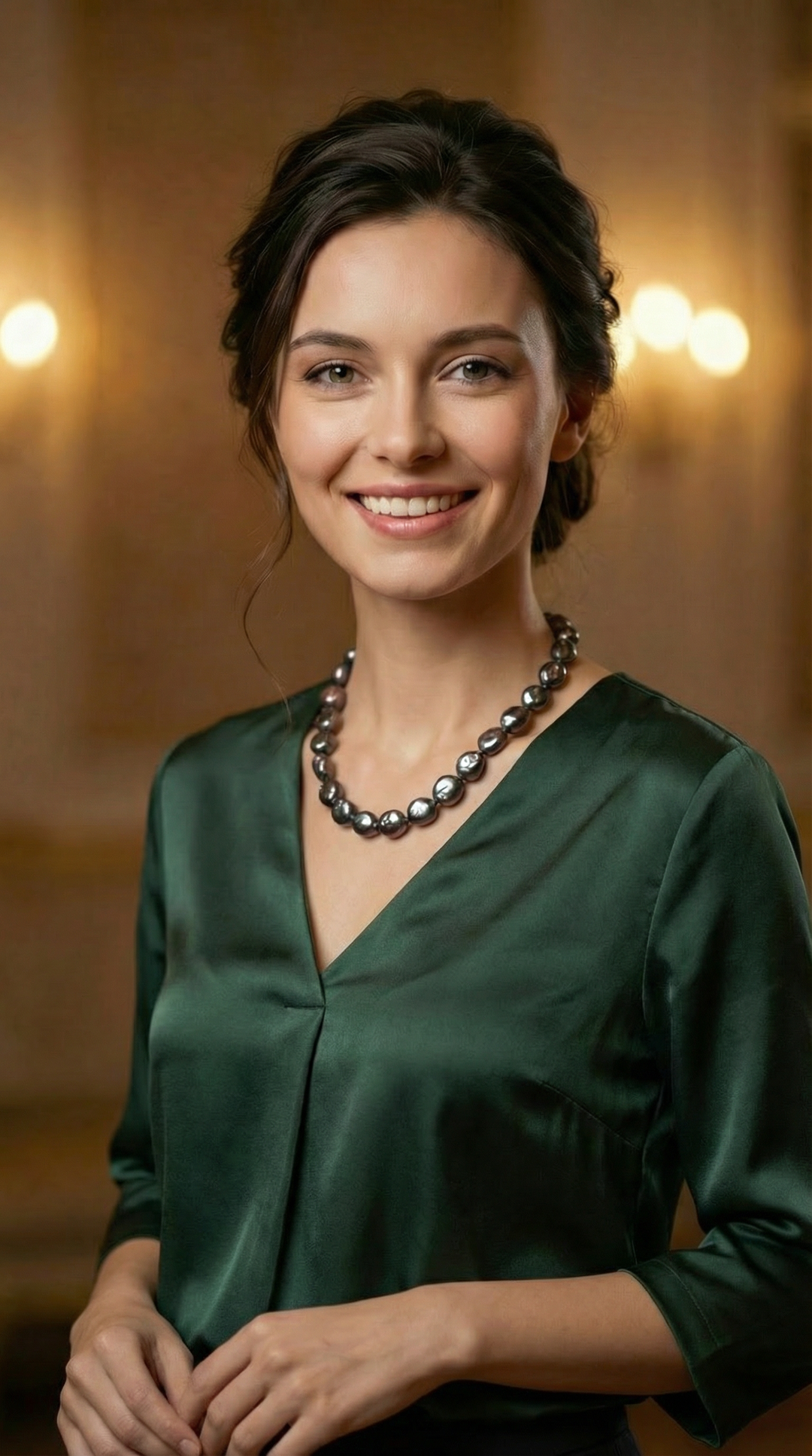 Chocolate Brown Freshwater Pearl Necklace