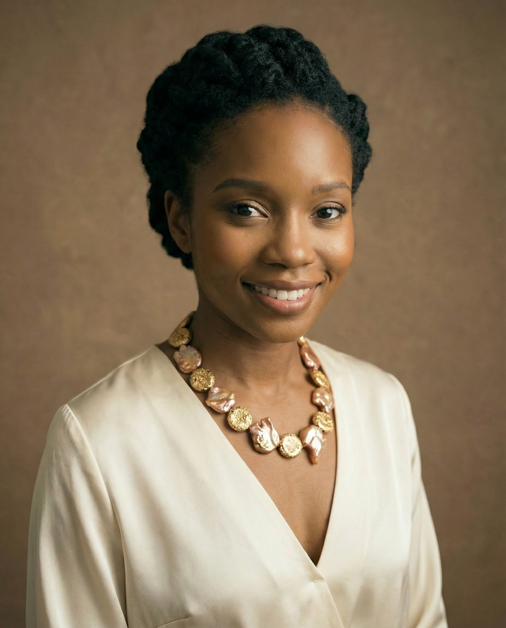 Lava Stone & Freshwater Coin Pearl Necklace