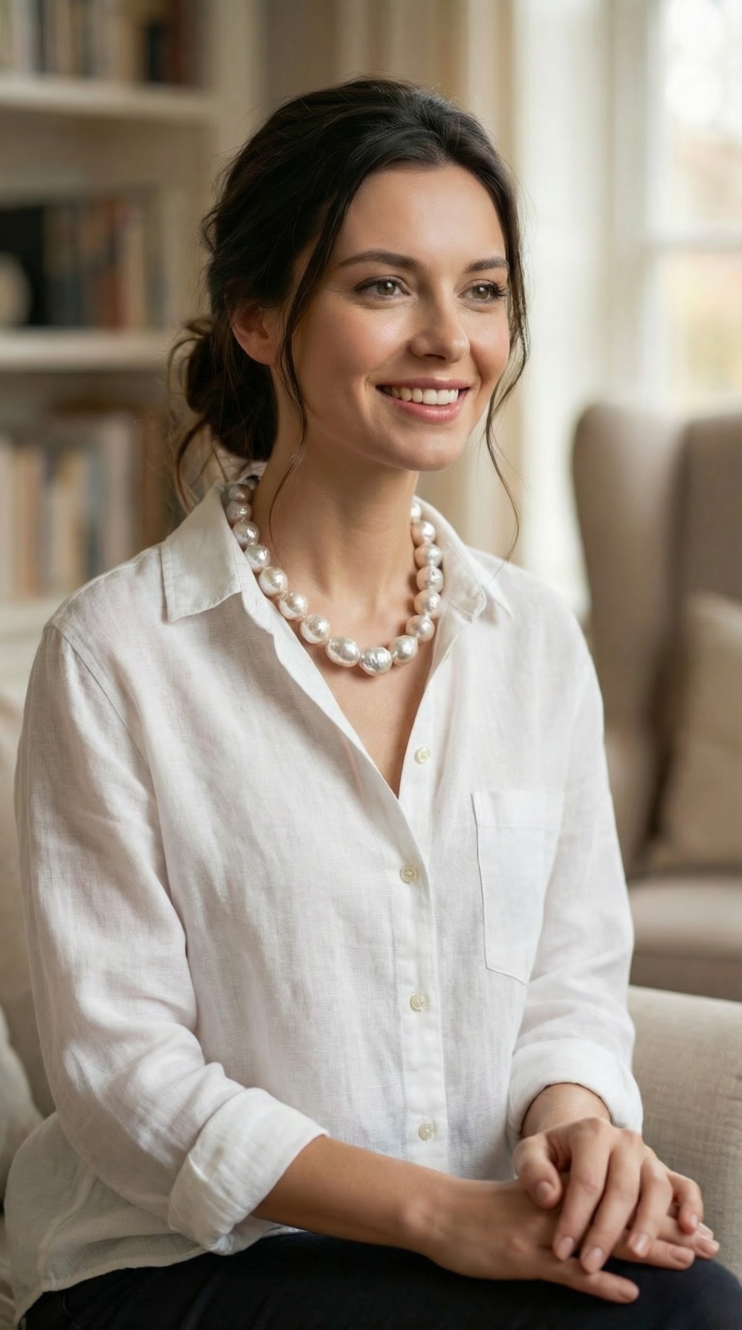 "Wilma Flintstone" Freshwater Pearl Necklace