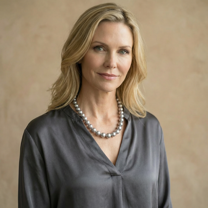 Silver Freshwater Pearl Necklace