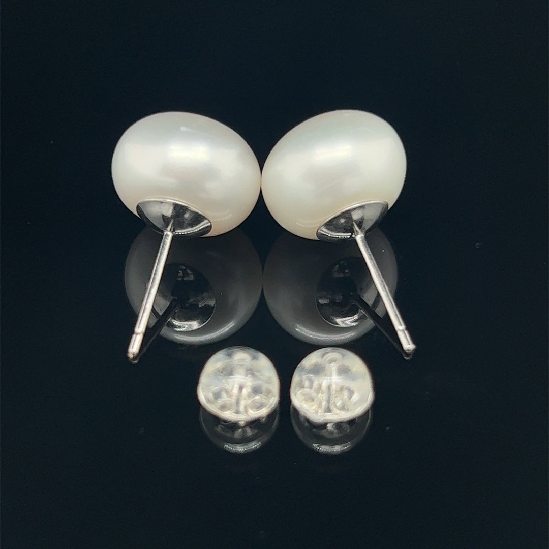 Freshwater Pearl Studs 12-13mm