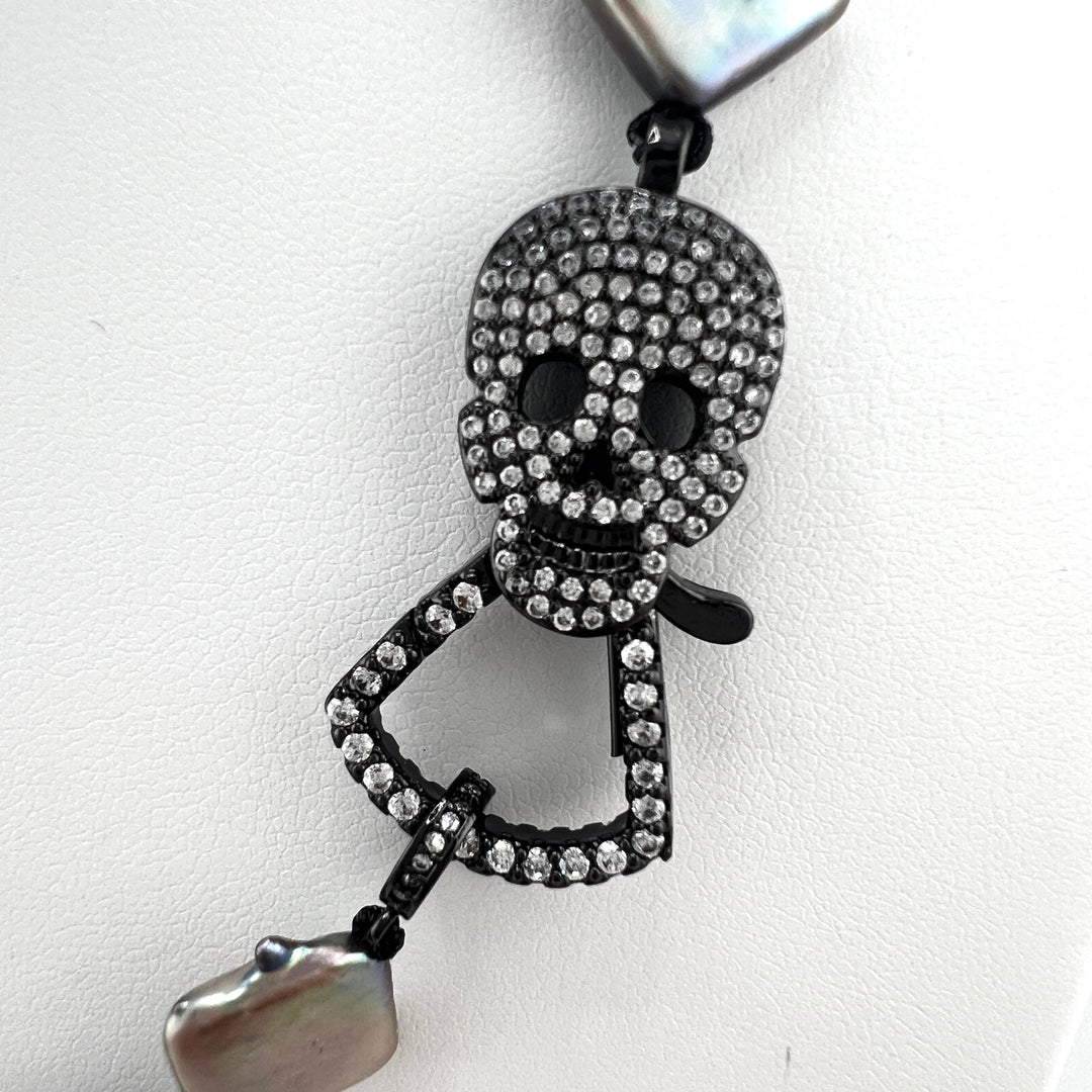 Freshwater Skull Necklace