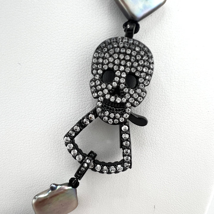 Freshwater Skull Necklace