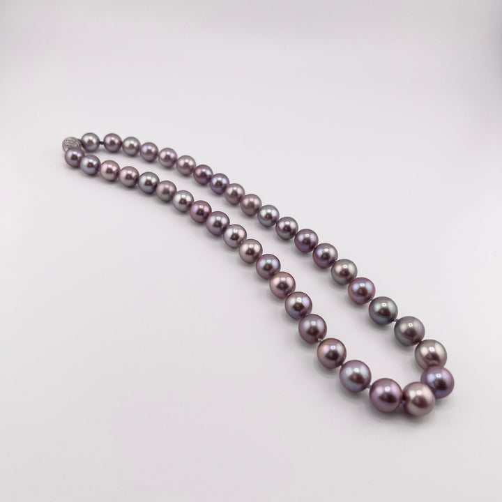 Natural Purple Edison Pearl Necklace