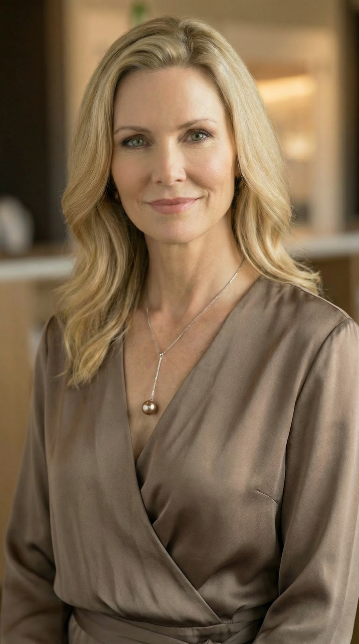 Freshwater Pearl Sterling Silver Drop Necklace (Silver Pearls)