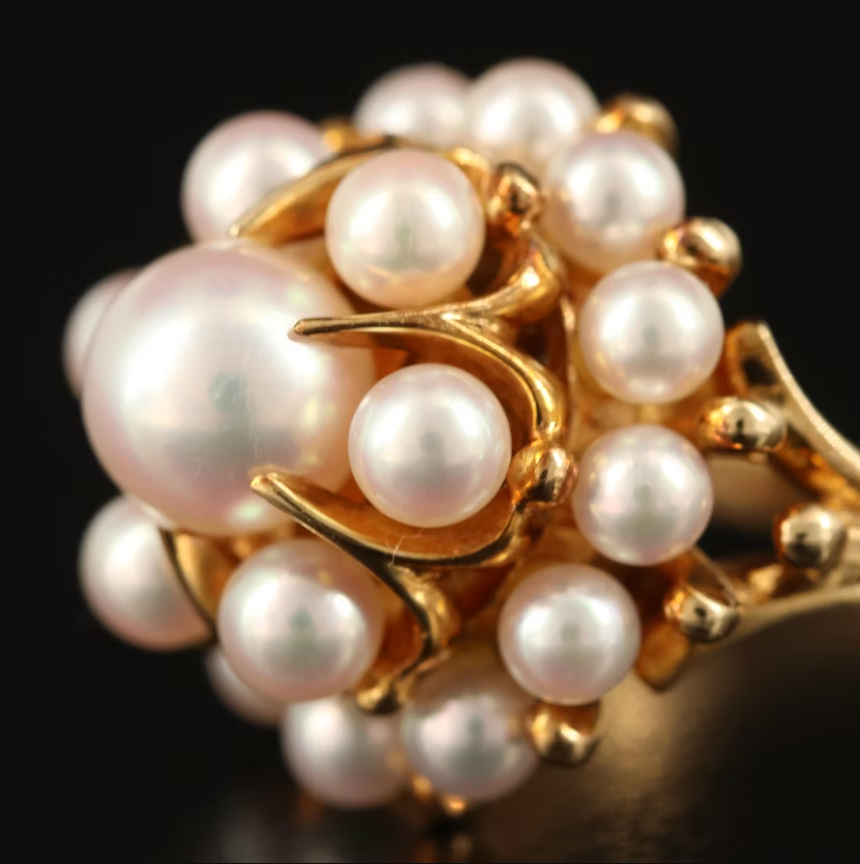 14k Mikimoto Pearl Ring