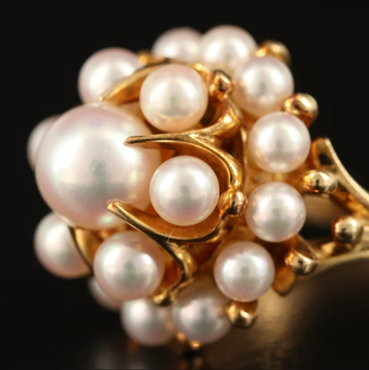 14k Mikimoto Pearl Ring