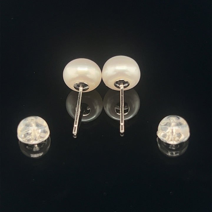 Freshwater Pearl Studs 8-9mm