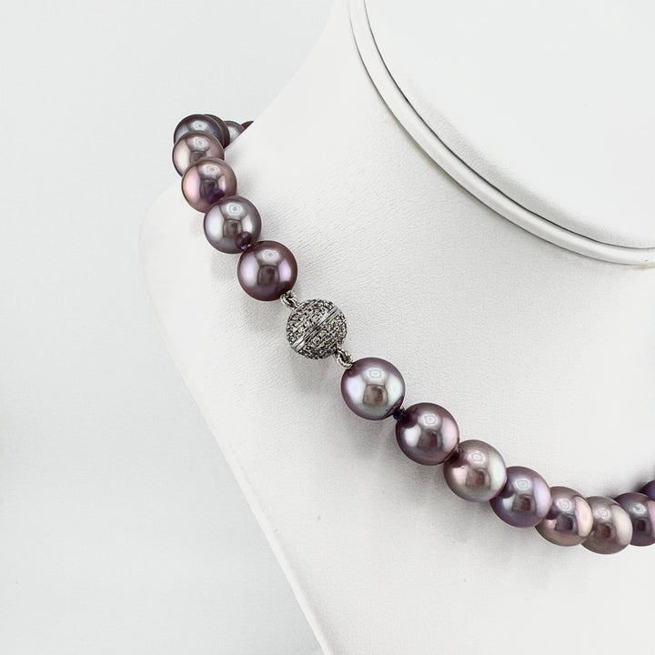 Natural Purple Edison Pearl Necklace