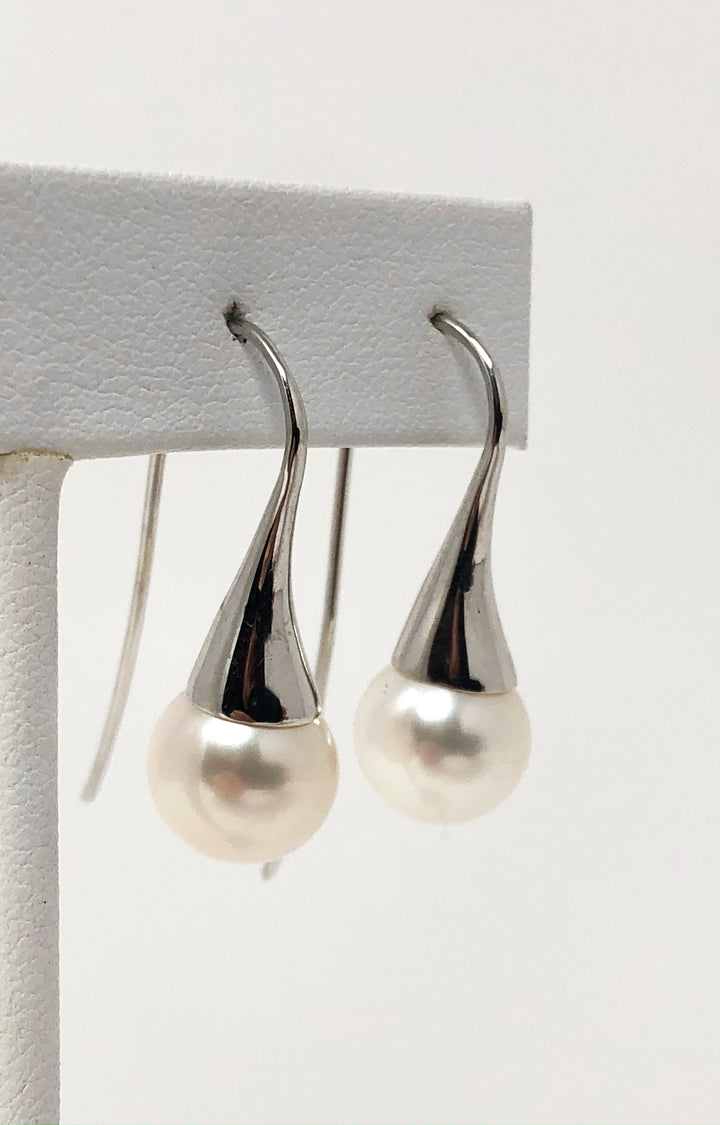 South Sea Pearl Modern Earrings in 14k